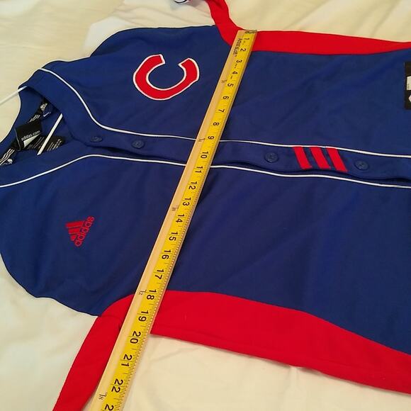 Adidas Cubs boys size large button down shirt. Go Cubs - Picture 5 of 8